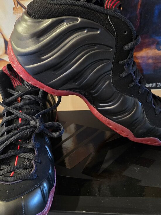 Nike Other - Nike Air Foamposite One Shoes Black Varsity Red IB2219-001 Men's Size 10 US NEW